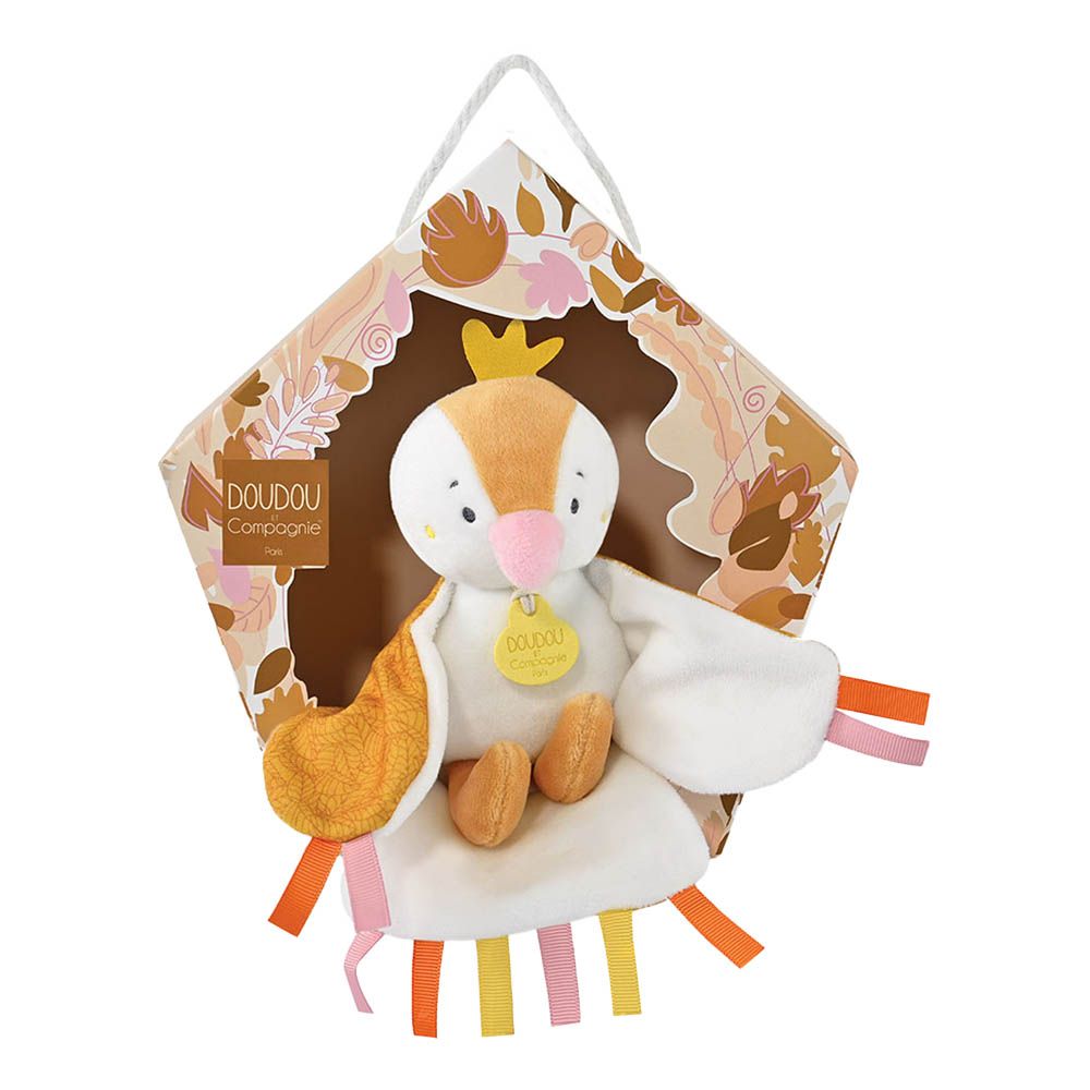 Doudou Et Compagnie - Doudou Bird - Yellow - 22cm