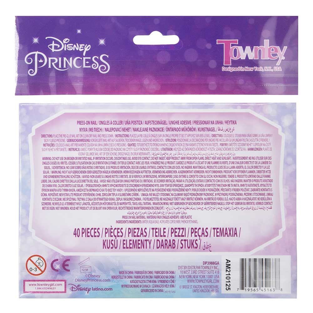 Townleygirl - Disney Princess Press On Nails - 40pcs