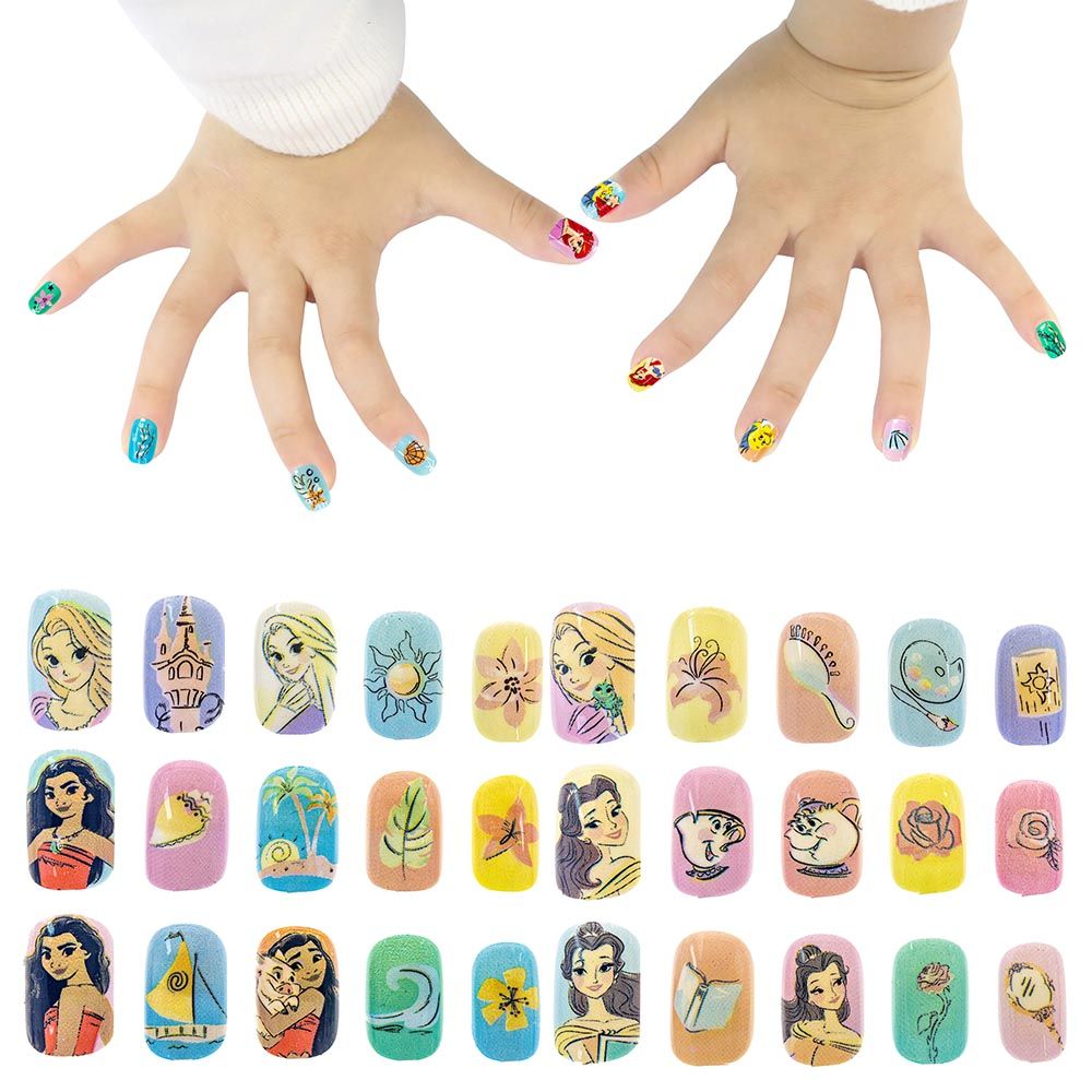 Townleygirl - Disney Princess Press On Nails - 40pcs