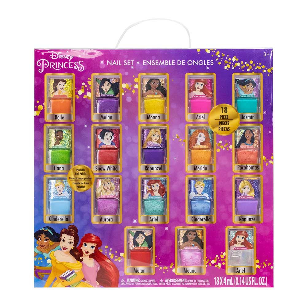 Townleygirl - Disney Princess Nail Polish Set - 18pcs