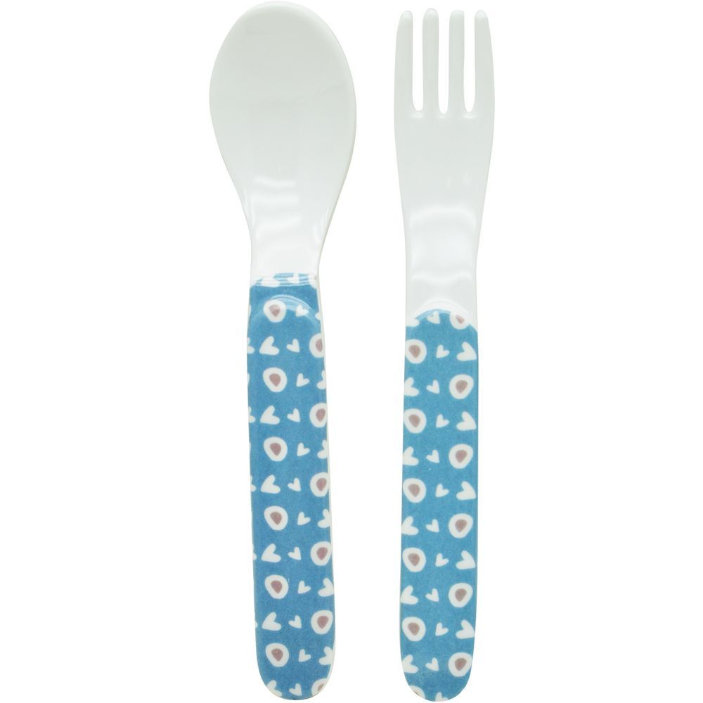 Dinewell - Kids Spoon And Fork Set - Panda - 2 Pcs - 6-Inch