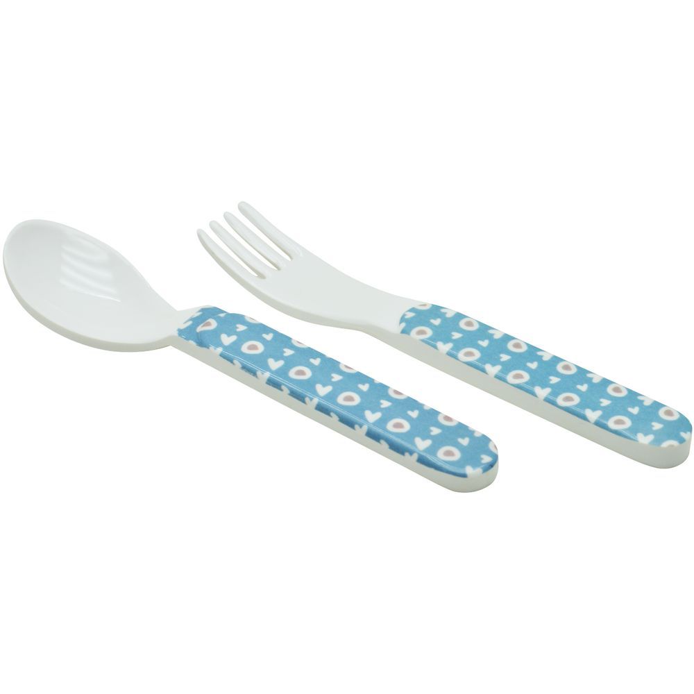 Dinewell - Kids Spoon And Fork Set - Panda - 2 Pcs - 6-Inch