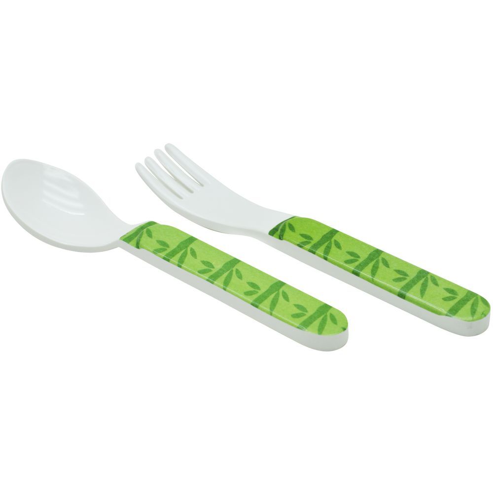 Dinewell - Kids Spoon And Fork Set Spoon - Rabbit - 2 Pcs - 6-Inch