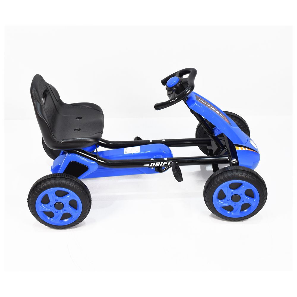 Amla - Ride-On Pedal Car With Adjustable Seat - Blue