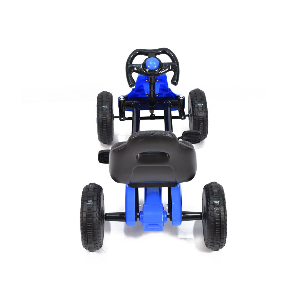 Amla - Ride-On Pedal Car With Adjustable Seat - Blue