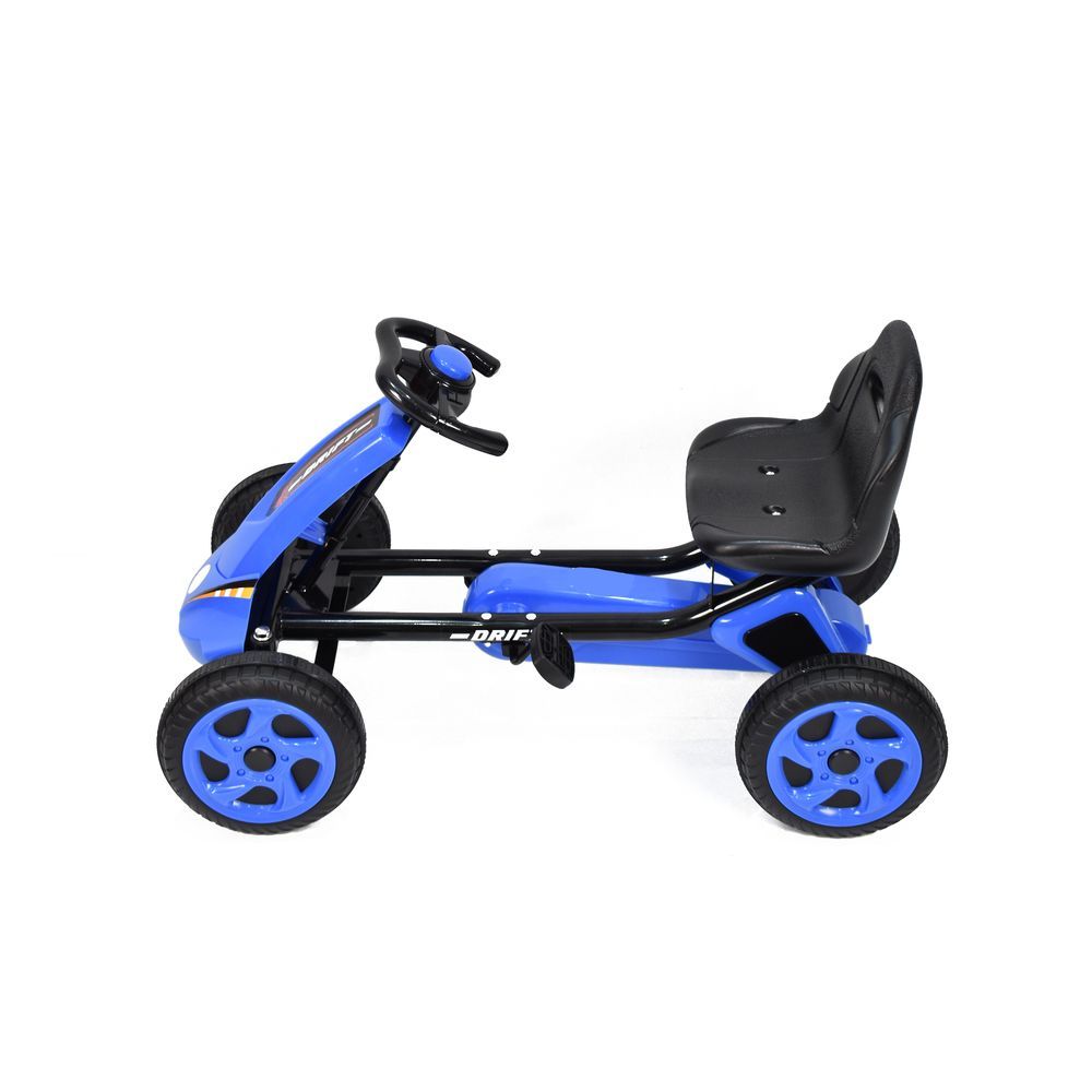 Amla - Ride-On Pedal Car With Adjustable Seat - Blue