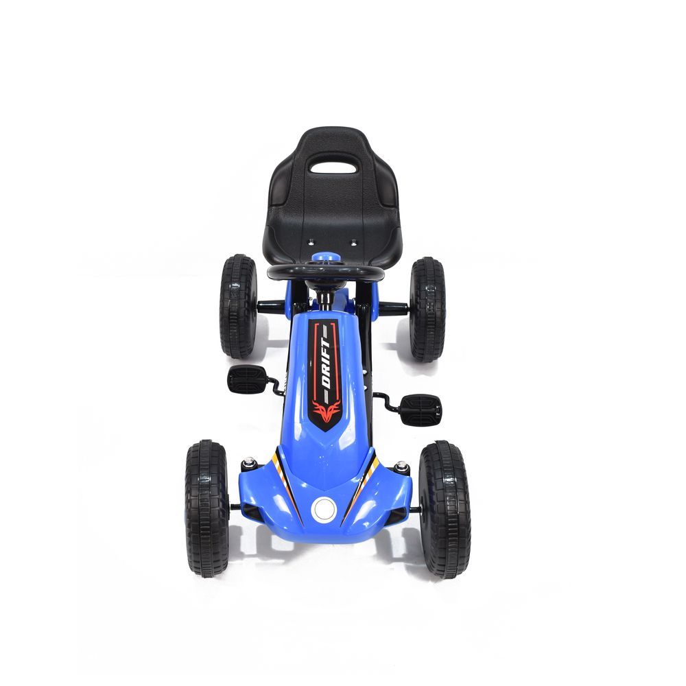 Amla - Ride-On Pedal Car With Adjustable Seat - Blue