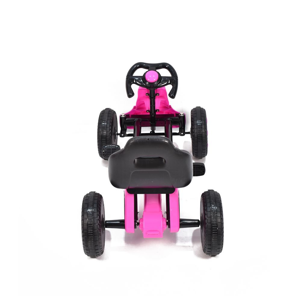 Amla - Ride-On Pedal Car With Adjustable Seat - Pink