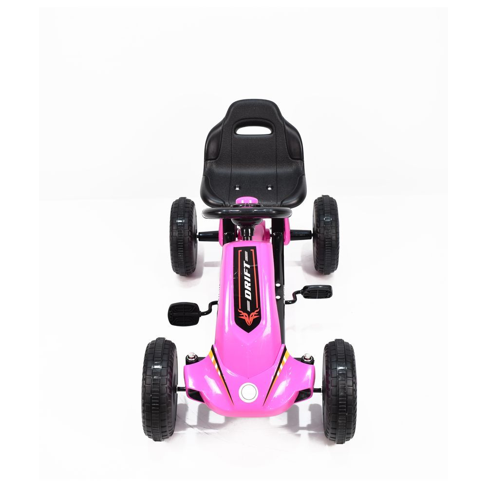 Amla - Ride-On Pedal Car With Adjustable Seat - Pink