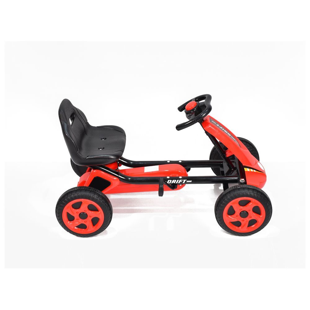 Amla - Ride-On Pedal Car With Adjustable Seat - Red