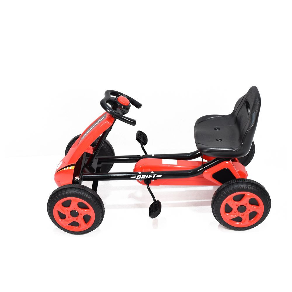 Amla - Ride-On Pedal Car With Adjustable Seat - Red