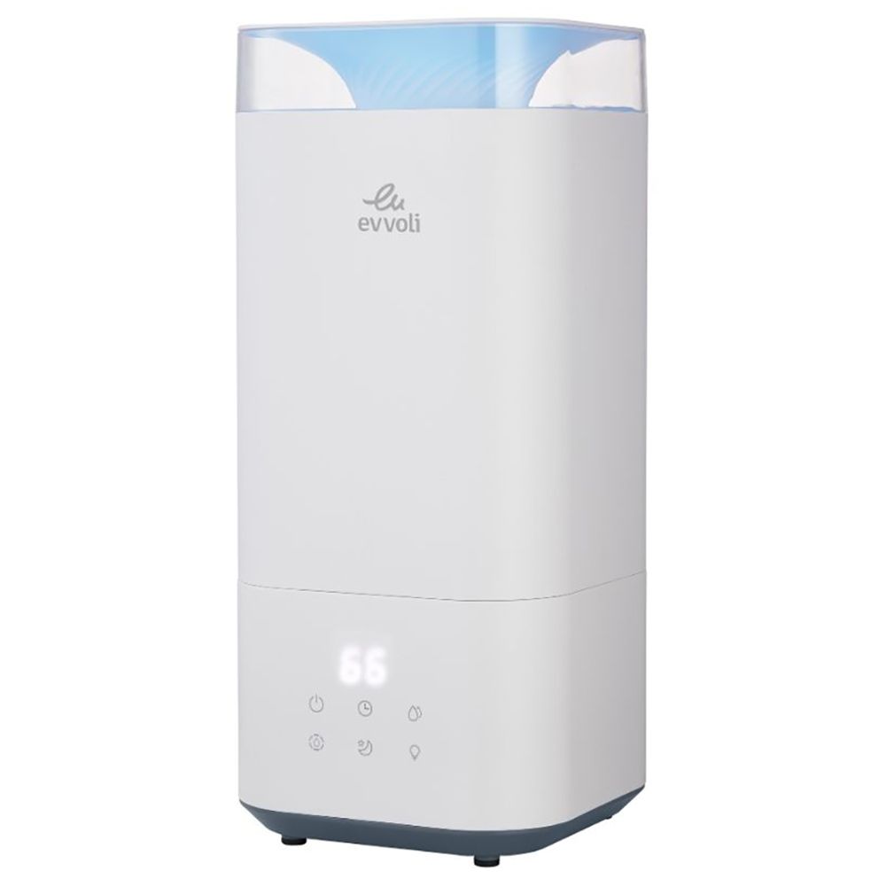 Evvoli - Air Humidifier With Timer - White - 5 L - 26 W