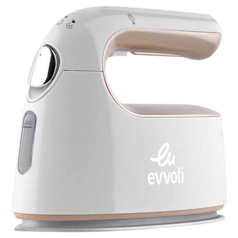 Evvoli - Portable Garment Steamer - White/Gold - 55 ml - 1000 W