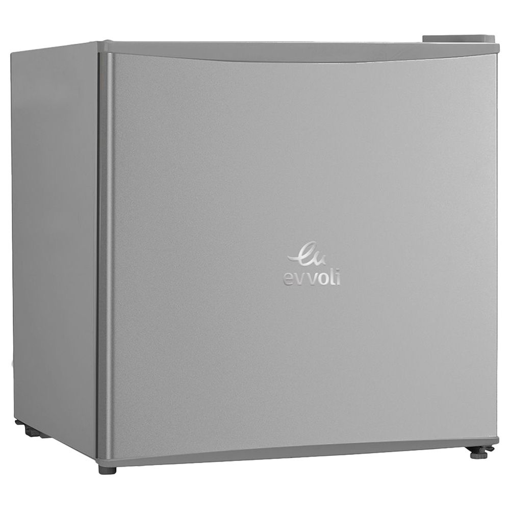 Evvoli - Single Door Mini Refrigerator - Silver - 50 L - 75 W