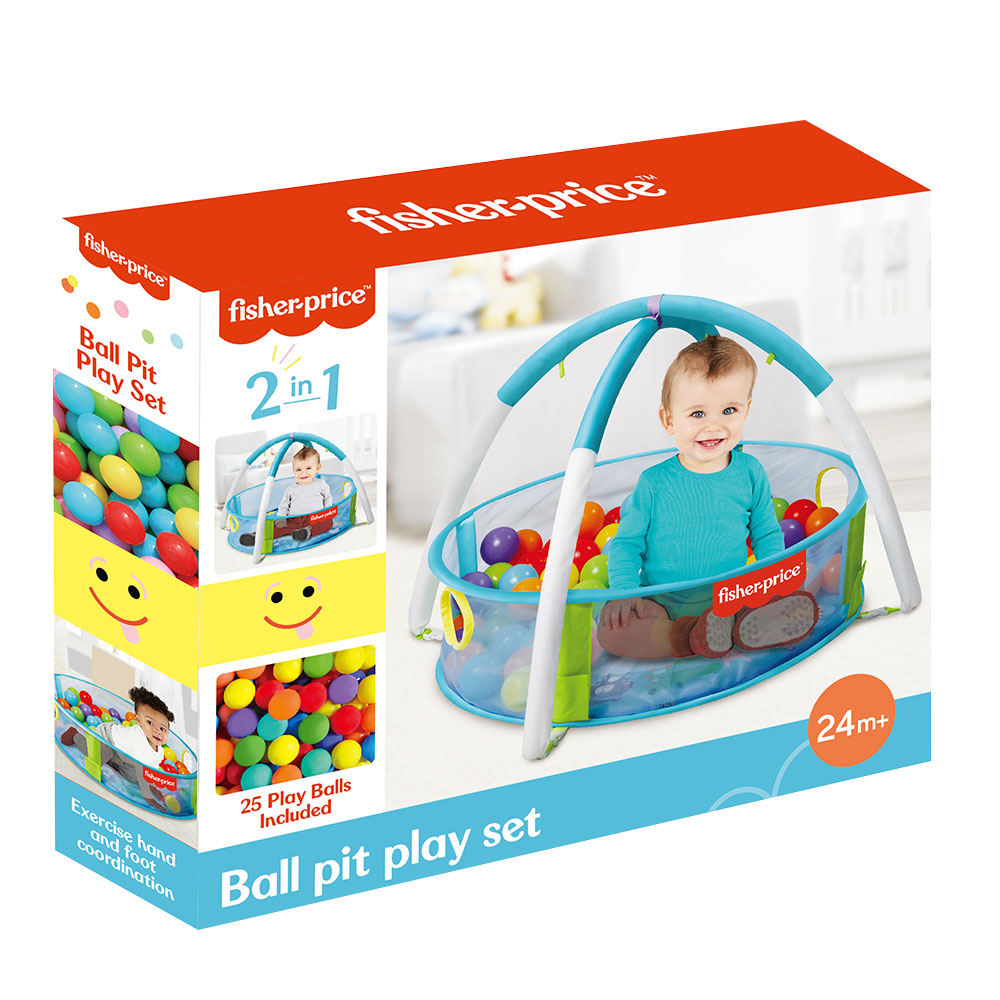 Fisher Price 2 In 1 Baby Ball Pit With 25 Balls Buy at Best Price from Mumzworld United Arab Emirates