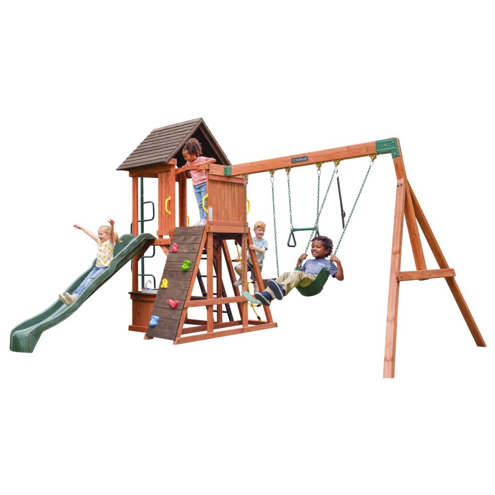 Kidkraft Raptor Trail Wooden Swing Set Buy at Best Price from Mumzworld United Arab Emirates