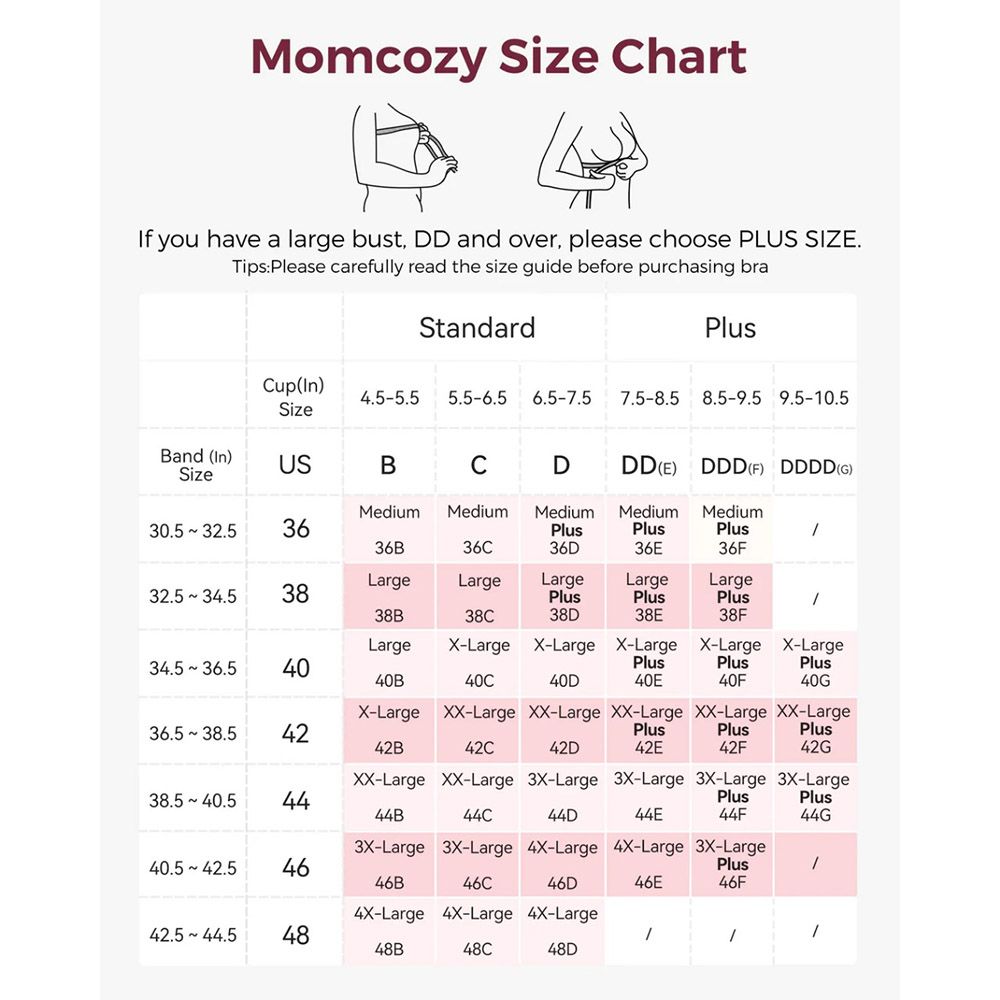 Momcozy - Smooth Ultra Soft & Omni Maternity Nursing Bra - Cream