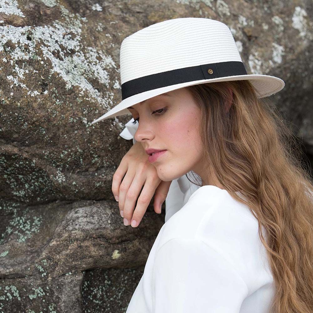 House of Ord - Pana-Mate Fedora Hat - Ivory