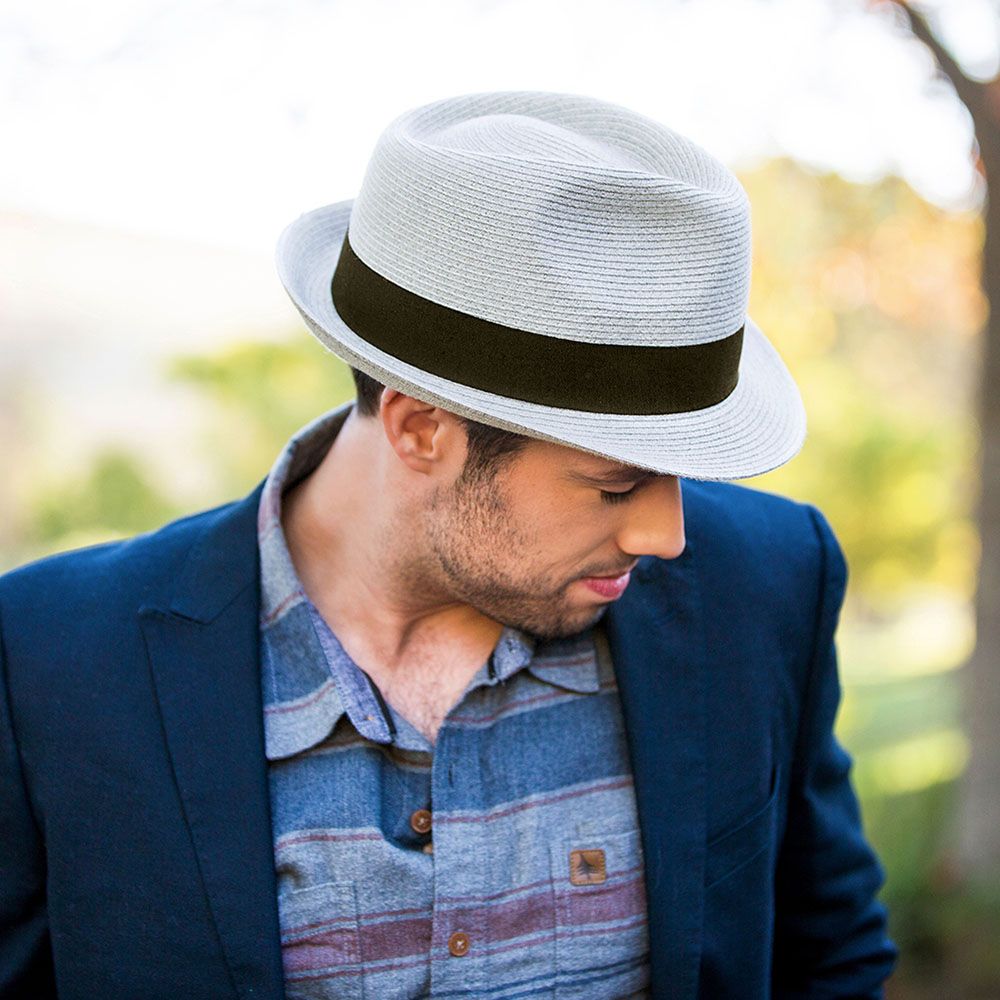 House of Ord - Harley Trilby Hat Light Grey