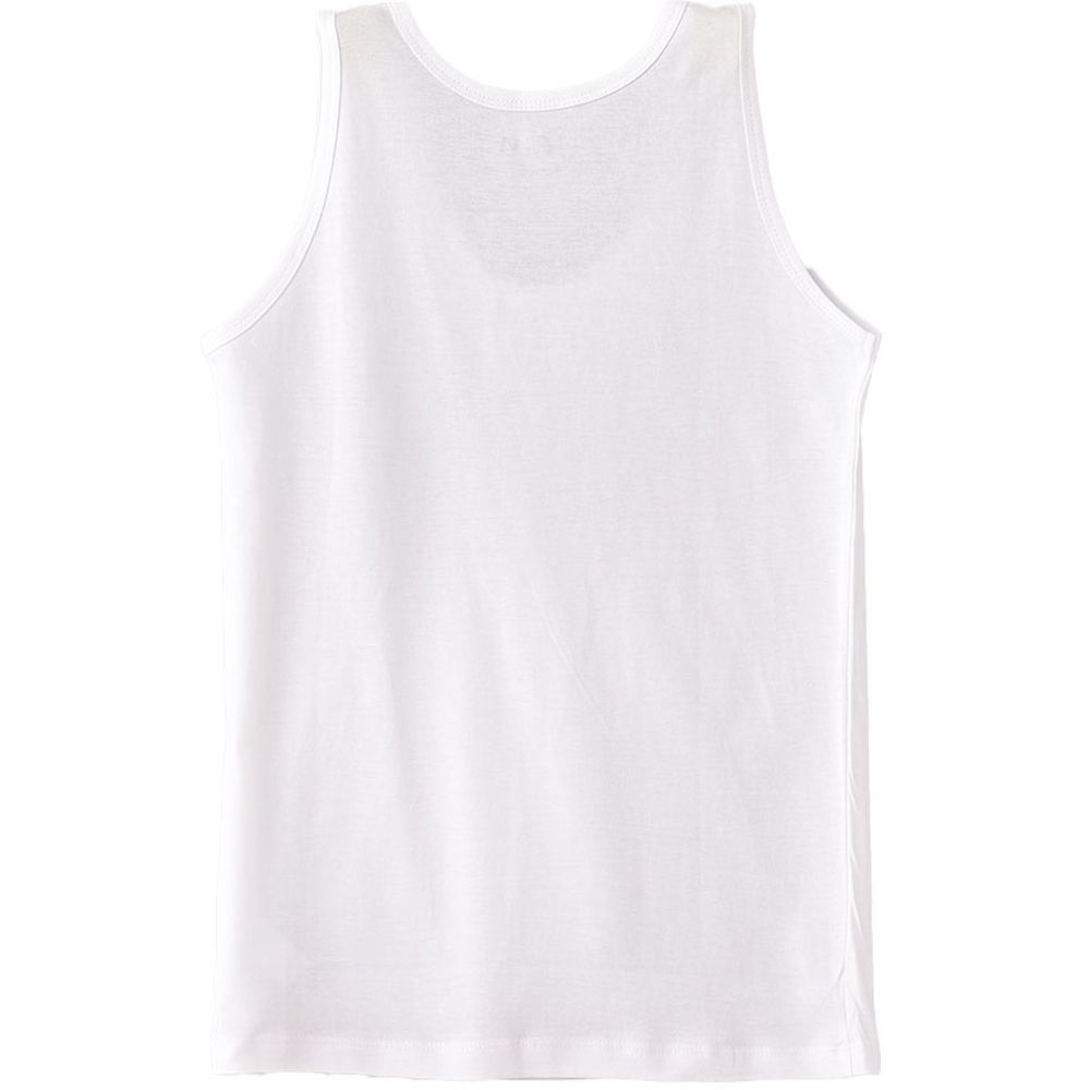 Jam - 2pc-Set - Kids Soft Cotton Sleeveless Vests - White