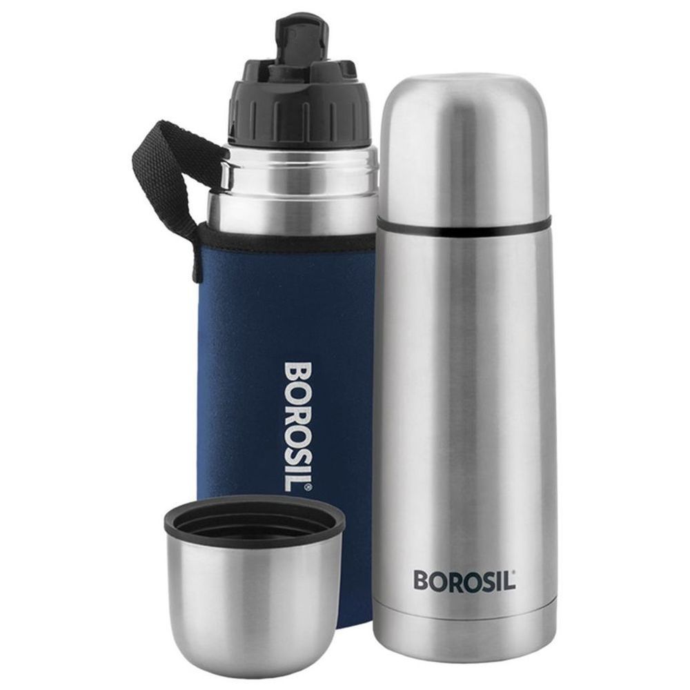 Borosil - Vacuum Insulated Thermo Flask With Carry Jacket - 350 ml