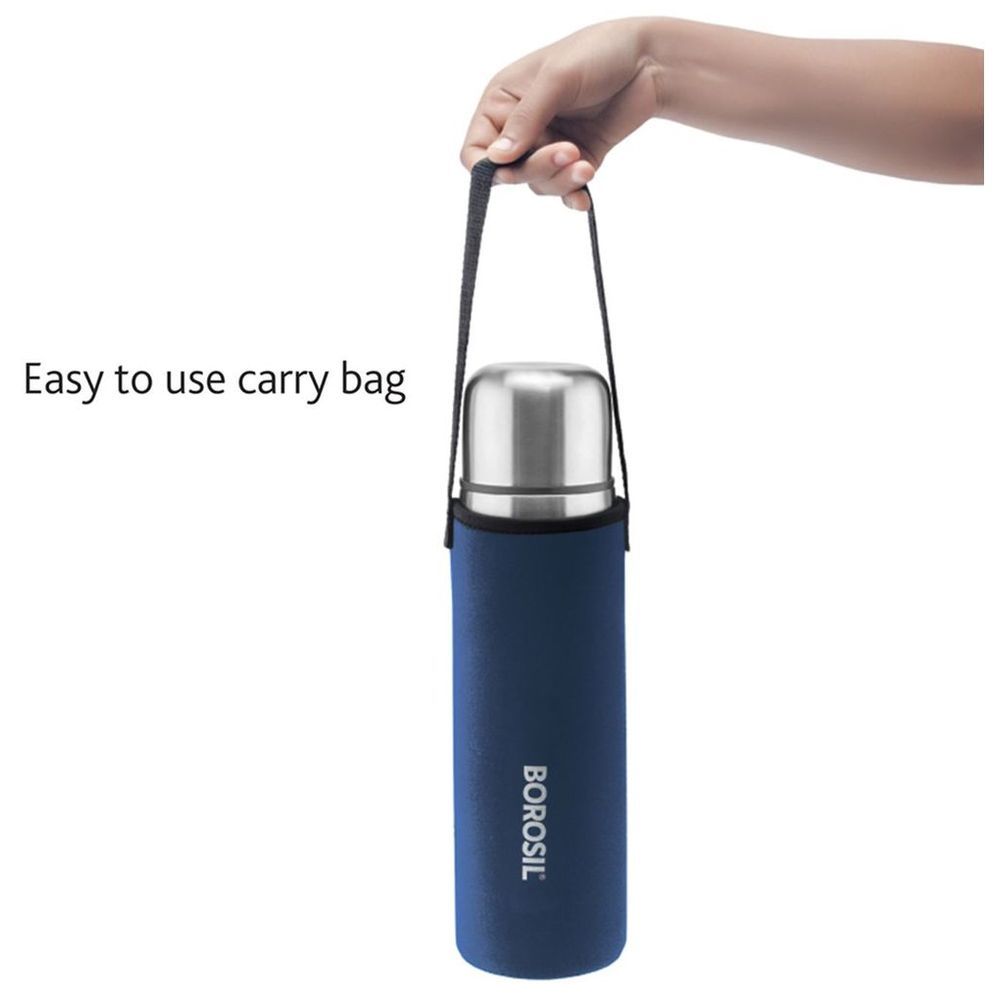 Borosil - Vacuum Insulated Thermo Flask With Carry Jacket - 500 ml