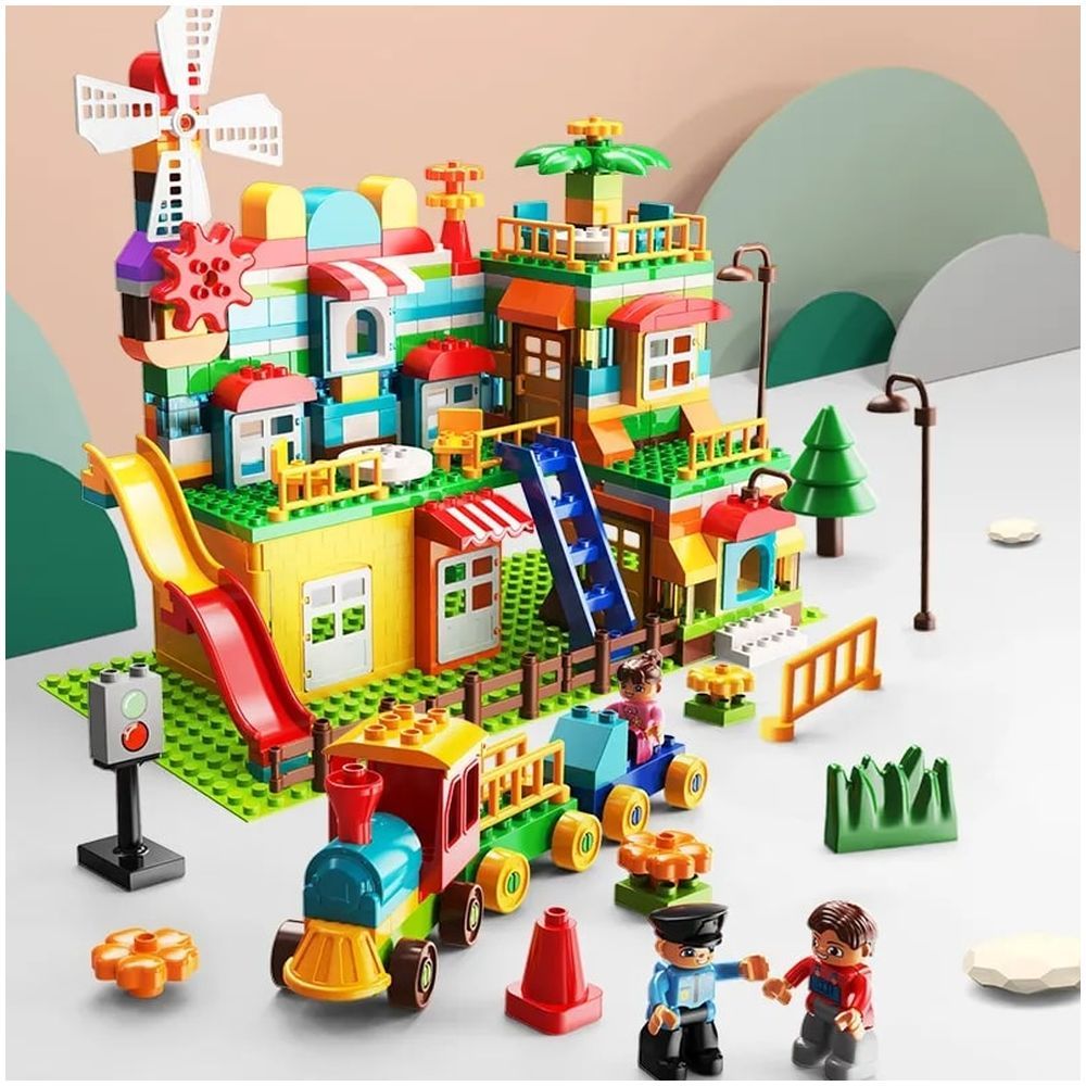 Feelo - Windmills Town Building Blocks Set - 269 Pcs