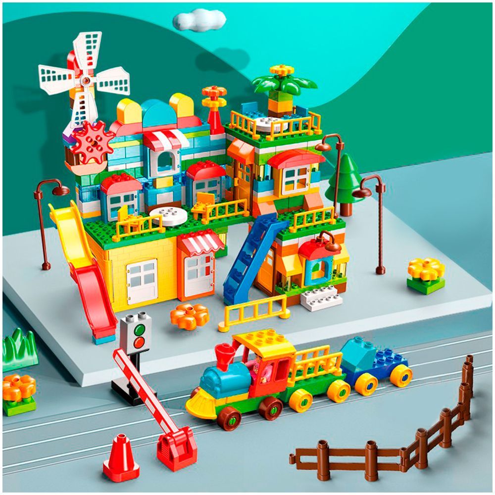 Feelo - Windmills Town Building Blocks Set - 269 Pcs