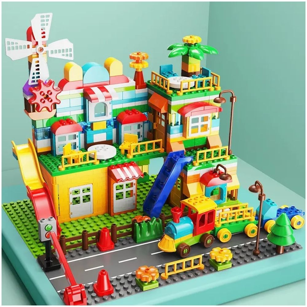 Feelo - Windmills Town Building Blocks Set - 269 Pcs