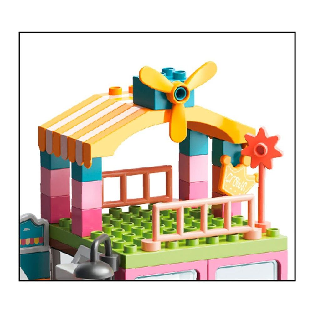 Feelo - Princess's Villa Building Blocks Set - 162 Pcs