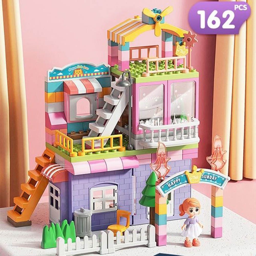 Feelo - Princess's Villa Building Blocks Set - 162 Pcs