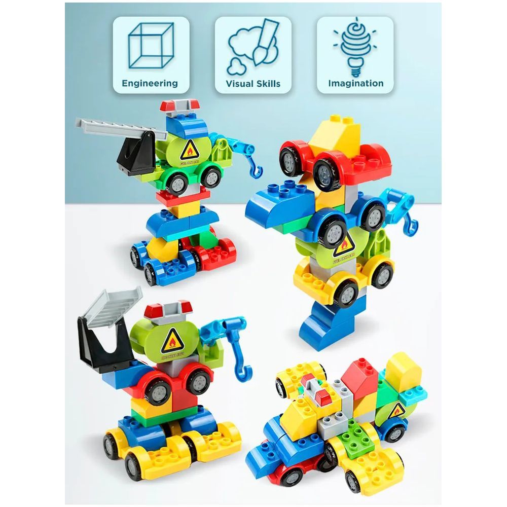 Feelo - Set of Cars Building Blocks Set - 105 Pcs