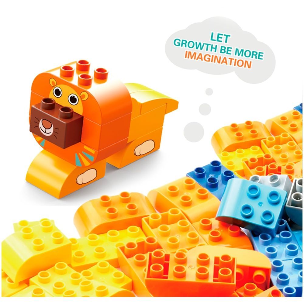 Feelo - Jungle Animals Building Blocks Set - 102 Pcs