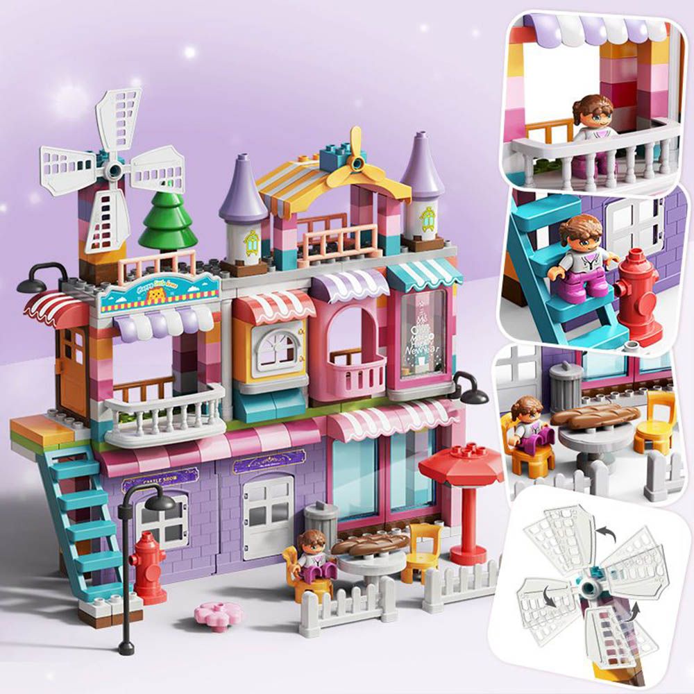 Feelo - Princess Villa Building Blocks Set - 216 Pcs