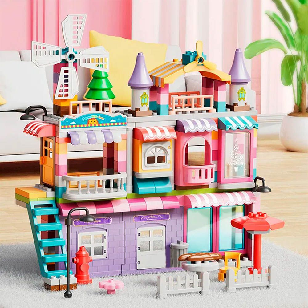 Feelo - Princess Villa Building Blocks Set - 216 Pcs