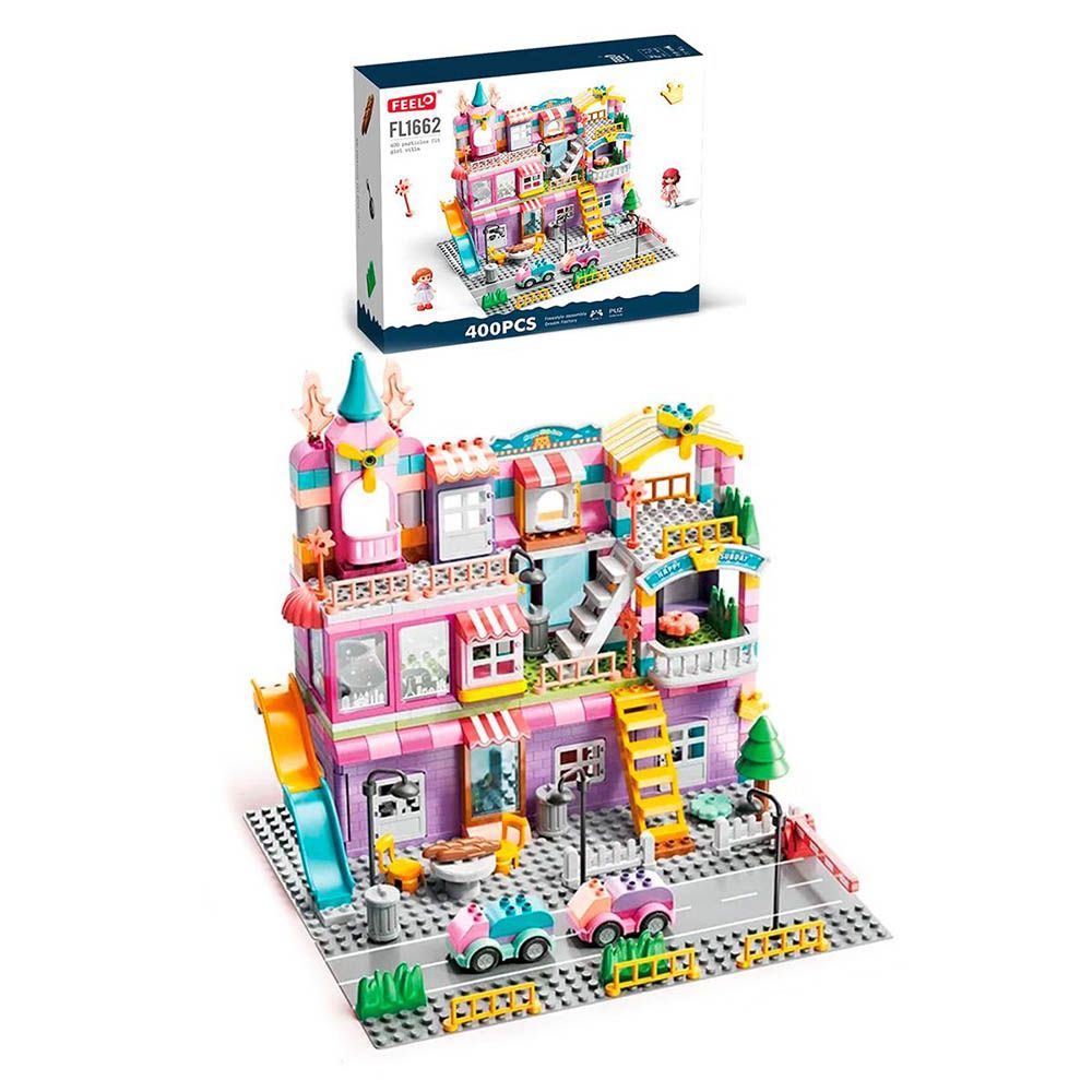 Feelo - Princess Villa Building Blocks Set - 400 Pcs