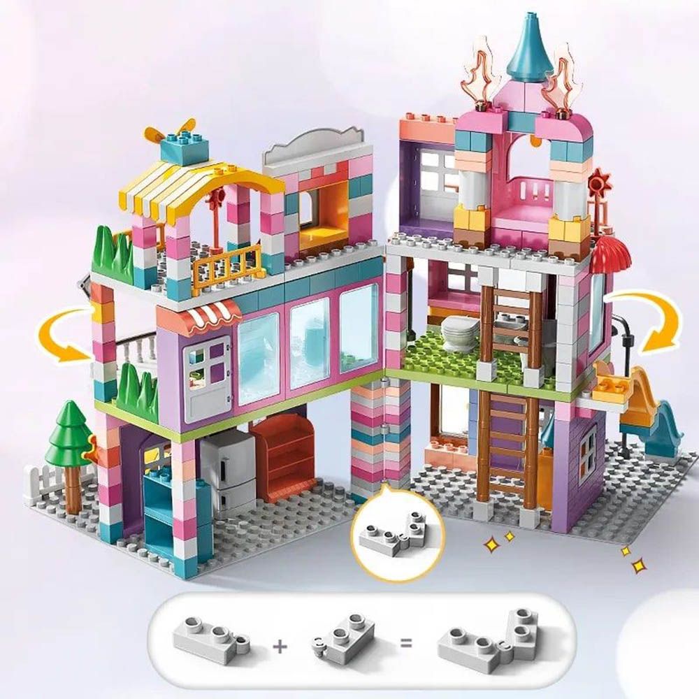 Feelo - Princess Villa Building Blocks Set - 400 Pcs