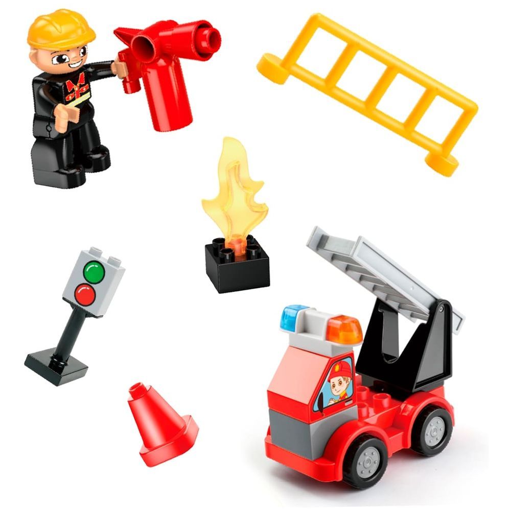 Feelo - Fire Fighting Station Building Blocks Set -145 Pcs