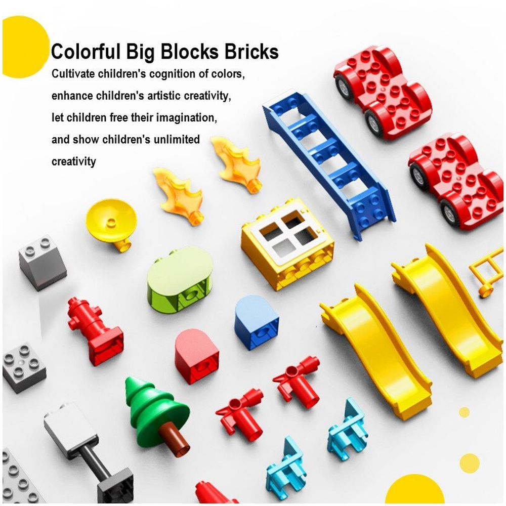 Feelo - Fire Fighting Station Building Blocks Set -145 Pcs