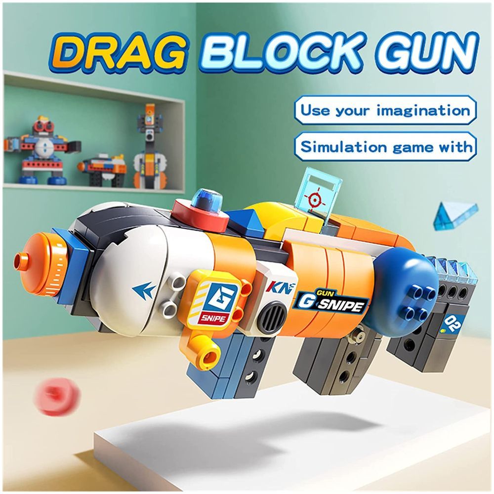 Feelo - 7-In-1 Stem Gun Building Blocks - 117 Pcs