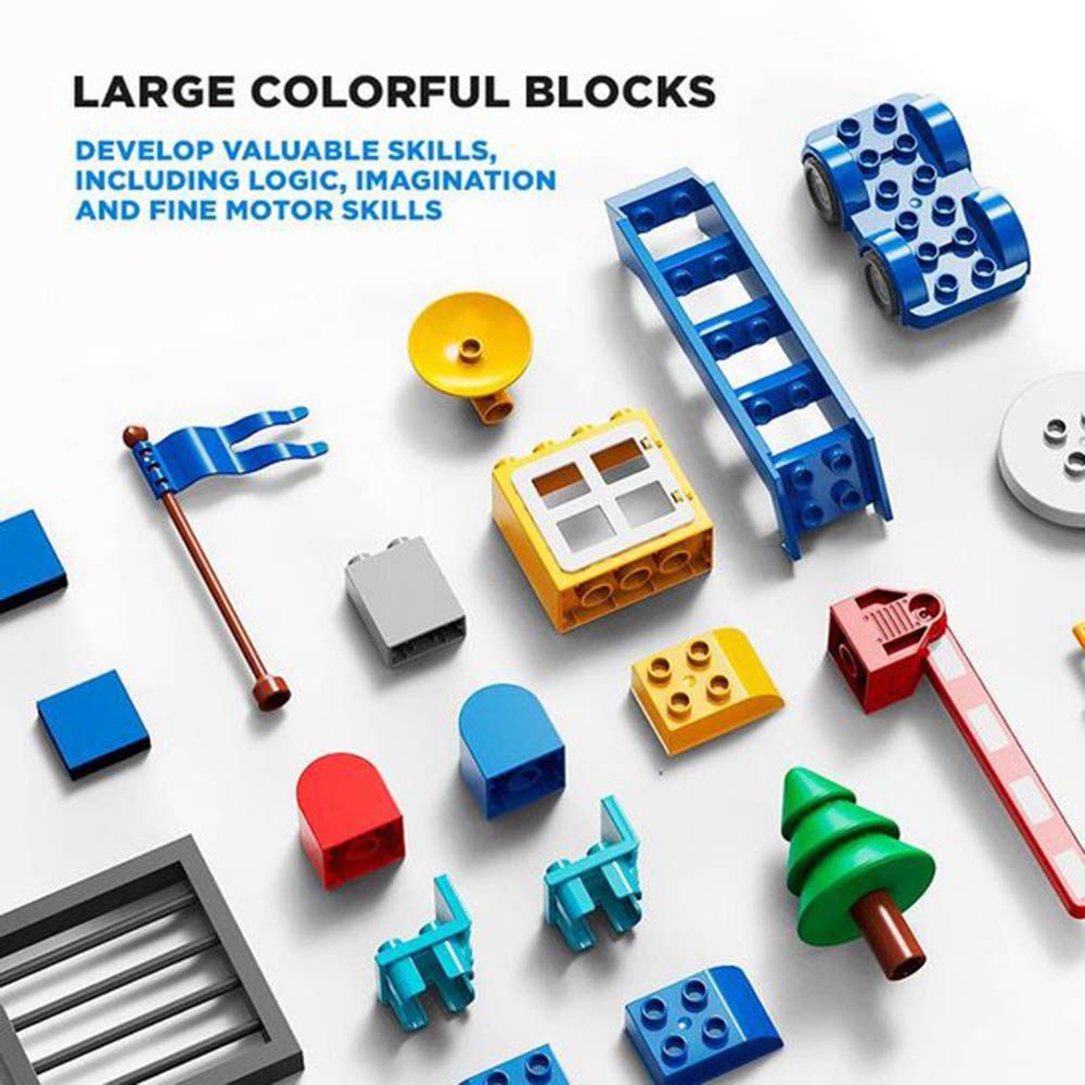 Feelo - Police Station Building Blocks Set - 167 Pcs