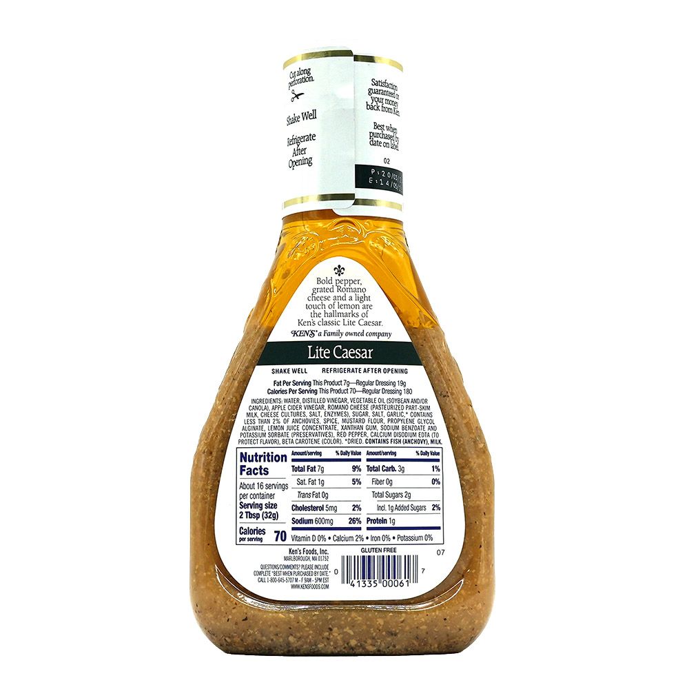 Ken's - Lite Caesar Dressing - 473 ml