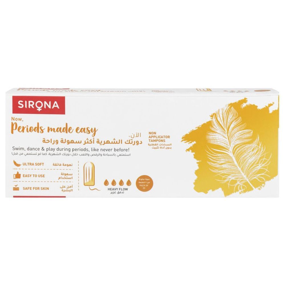 Sirona - Period Made Easy Heavy Flow Tampons - 20pcs