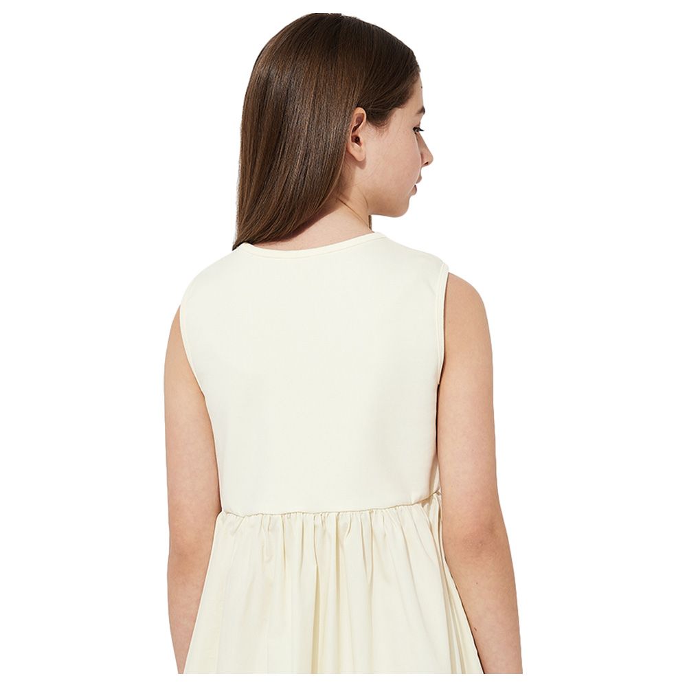 Calvin Klein - Iridescent Monogram Mixm Dress - White