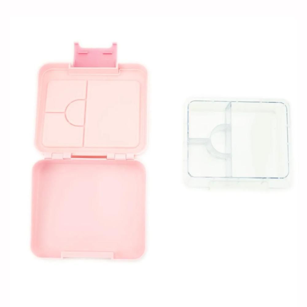 Rainbow Skool - 4 Compartment Mini Lunch Box - Unicorn - Pink