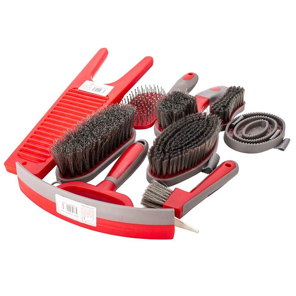 Red Gorilla - Grooming - Curry Comb - Red/Grey