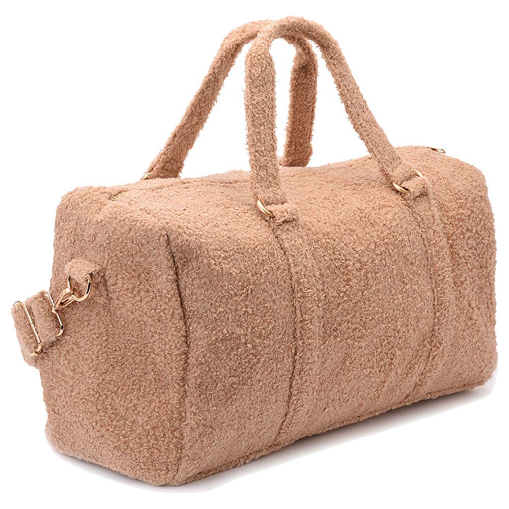 The Happy Tribe - Personalized Gym Bag - Beige Teddy 