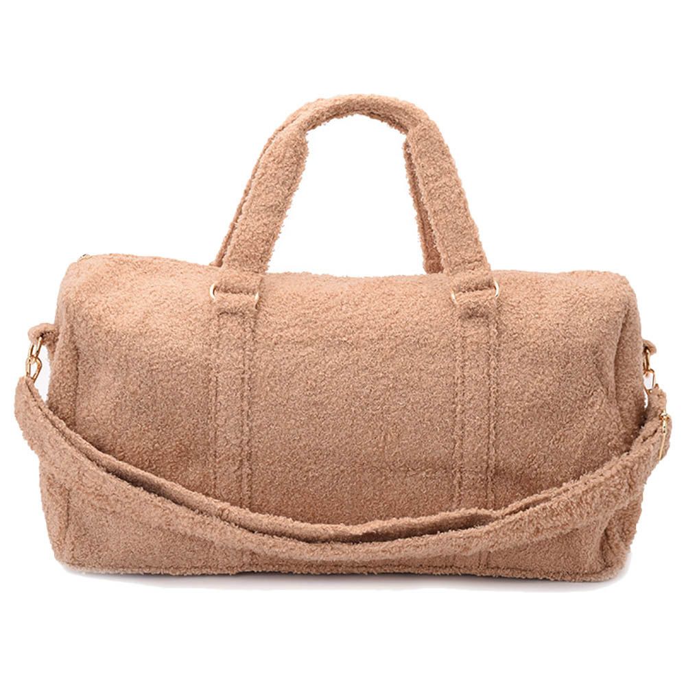 The Happy Tribe - Personalized Gym Bag - Beige Teddy 