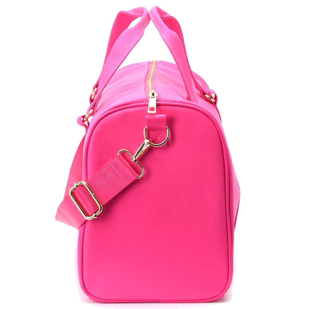 The Happy Tribe - Personalized Gym Bag - Neon Pink 