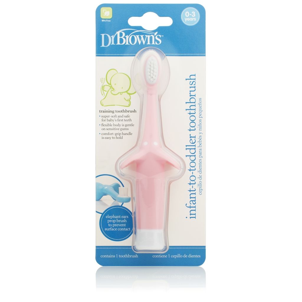 Dr. Brown's - Infant-to-Toddler Toothbrush Pink